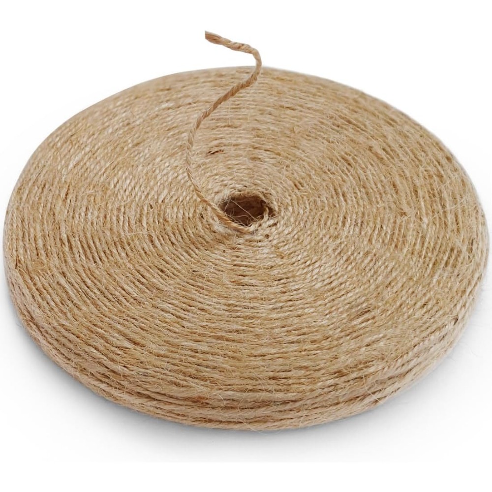Twine Jute Natural - 600 Feet Natural Jute Twine for