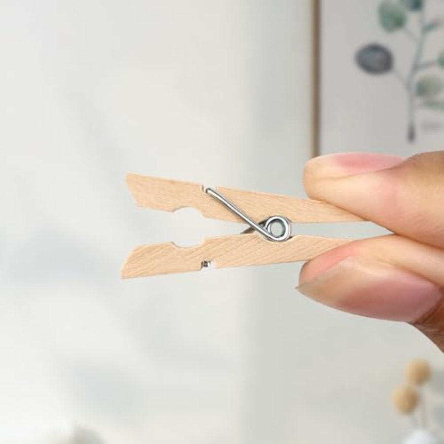 Mini Wooden Clothes Pins, 200  - đánh giá và giá Twine Jute Natural