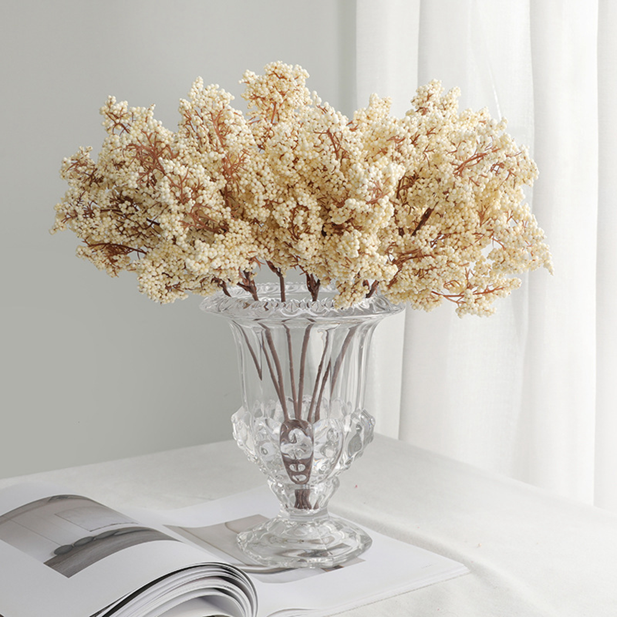 1/3pcs Artificial Flowers Plan - đánh giá và giá Palm Leaf Dried