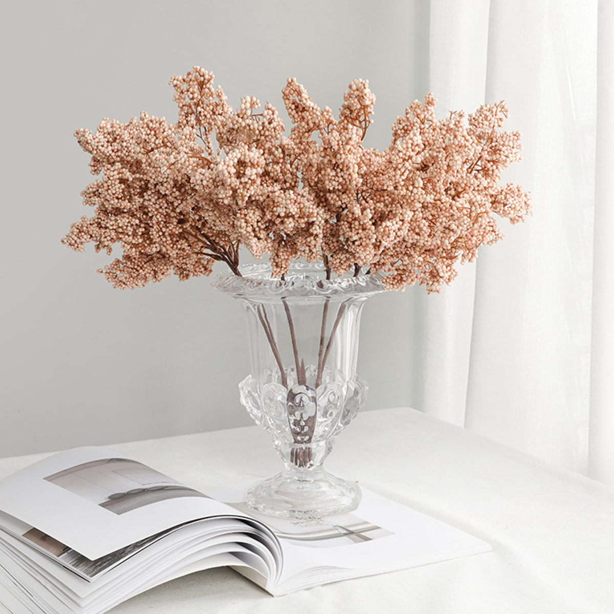 1/3pcs Artificial Flowers Plan - đánh giá và giá Palm Leaf Dried