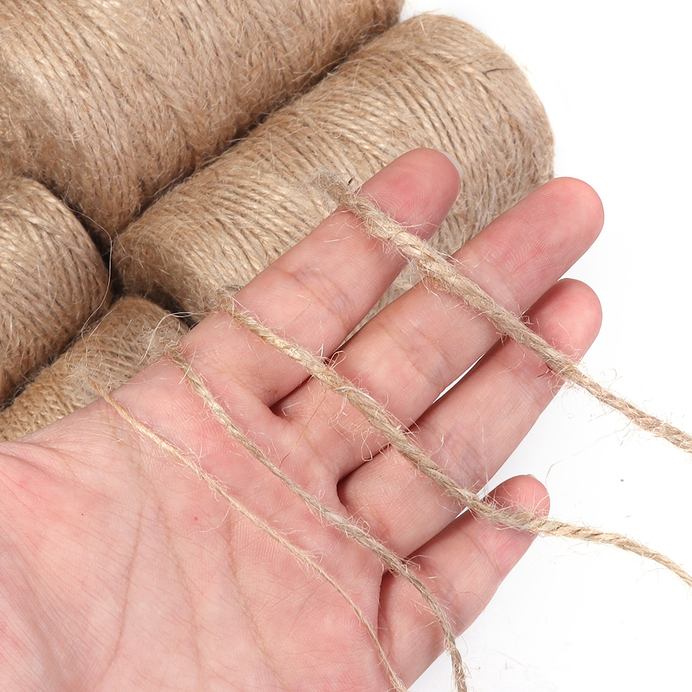 100M 1-3mm Natural Jute Rope S - đánh giá và giá Twine Jute Natural