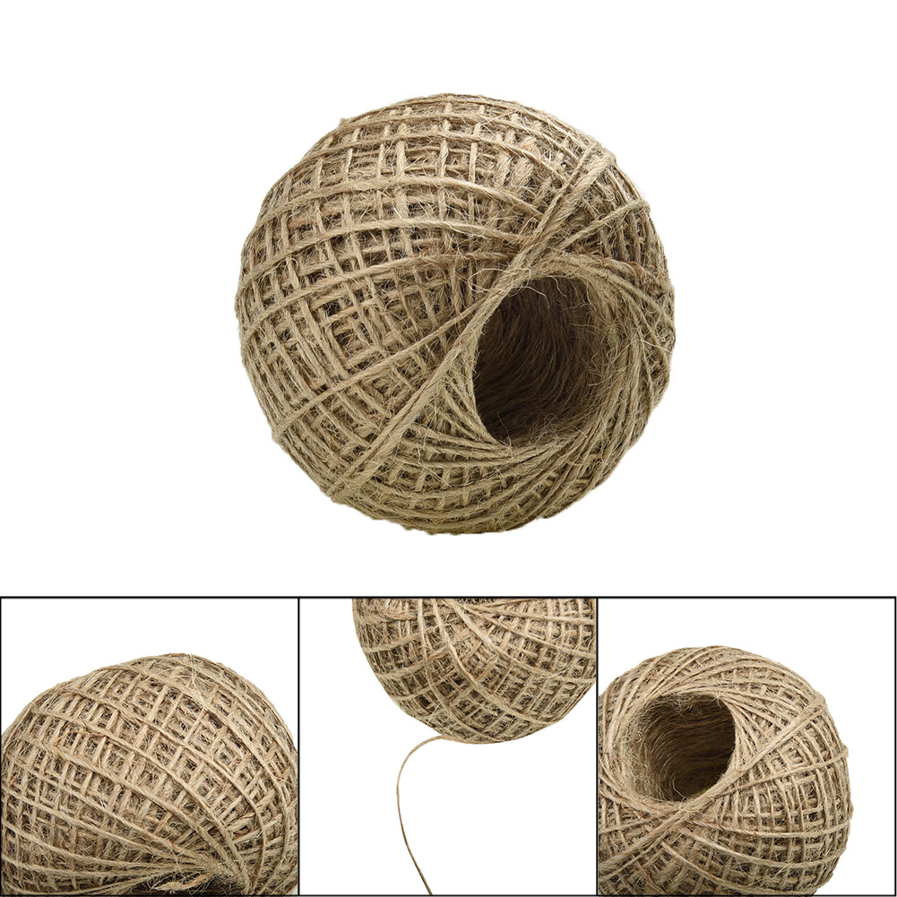 New 100m Long Linen Rope Jute  - đánh giá và giá Twine Jute Natural