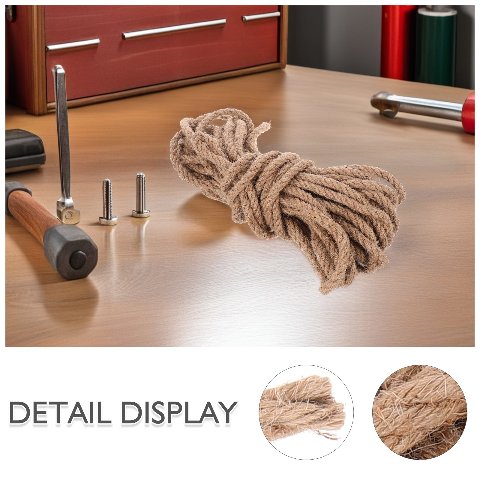 Thick Natural Jute Twine Rope  - đánh giá và giá Twine Jute Natural