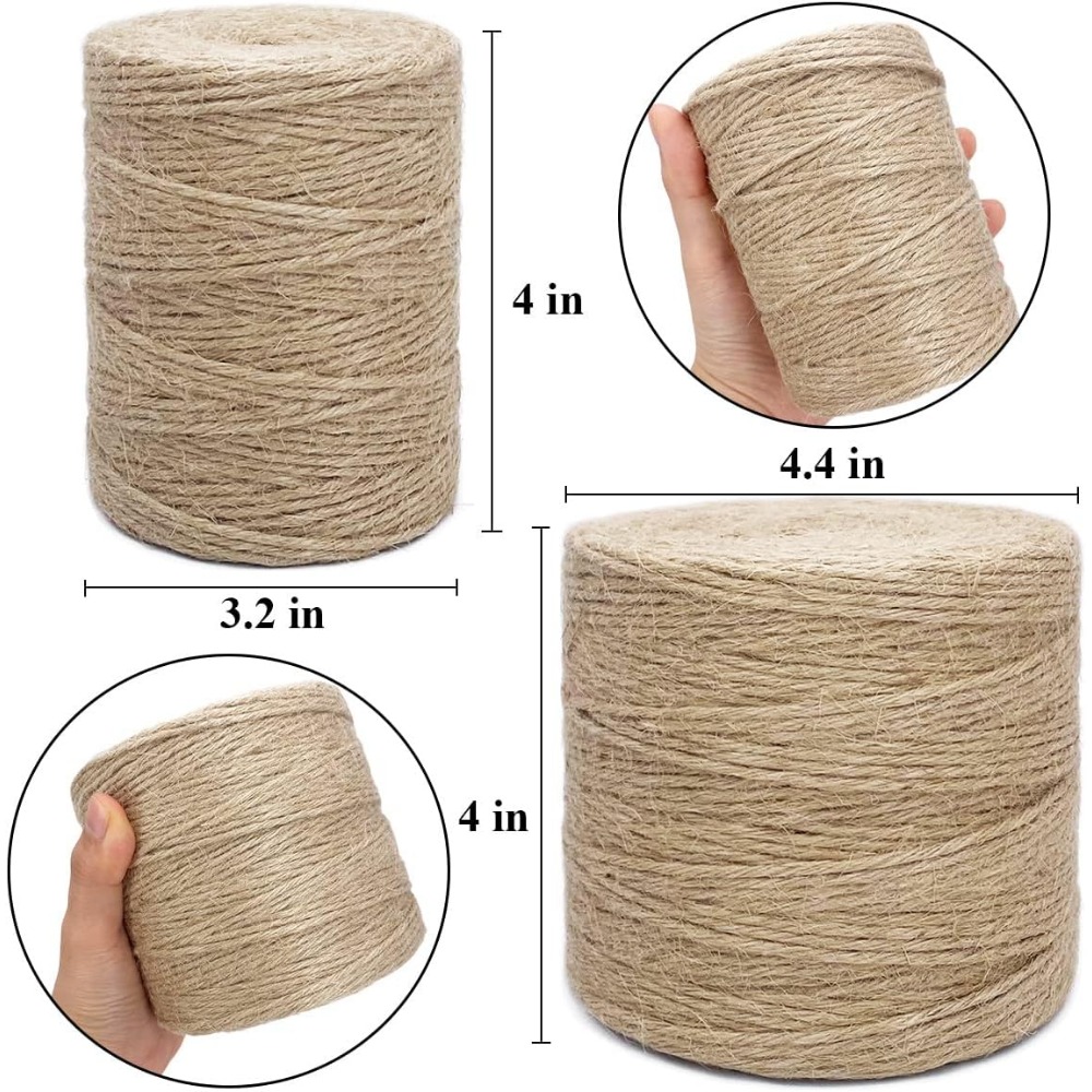 Natural Thick Jute Twine Rope  - đánh giá và giá Twine Jute Natural