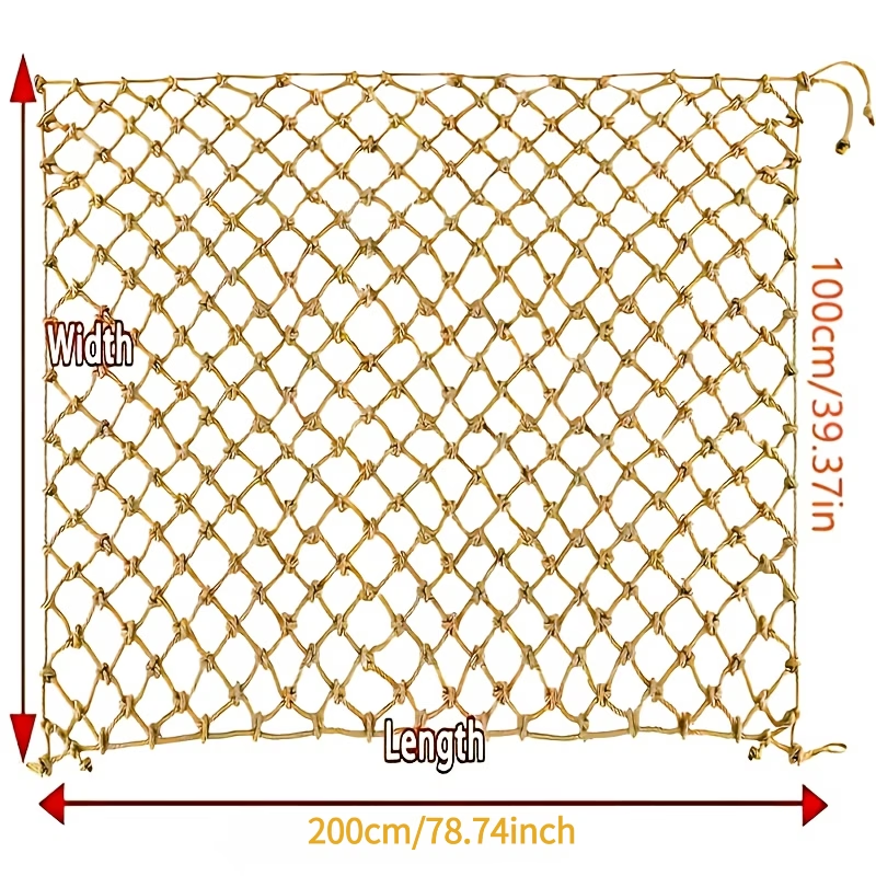 1Pc Hemp Rope Climbing Net Nat - đánh giá và giá Twine Jute Natural