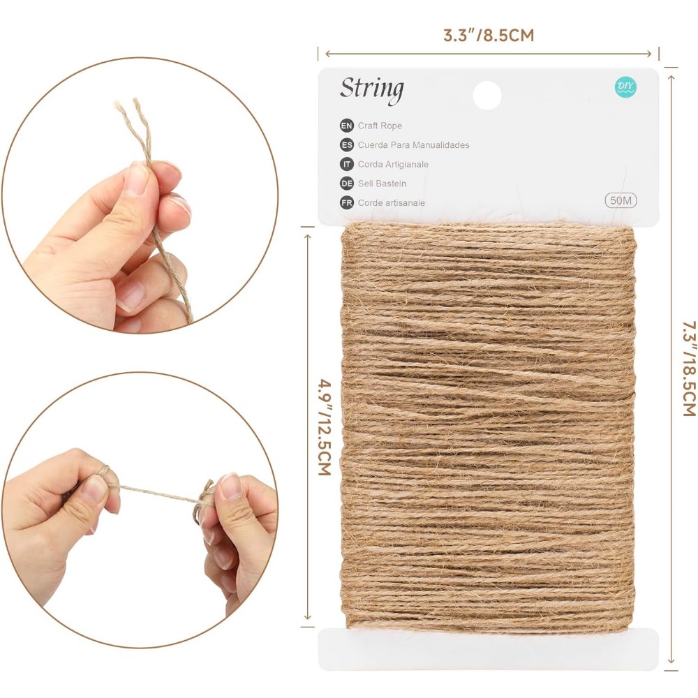 2mm Natural Jute Twine String  - đánh giá và giá Twine Jute Natural