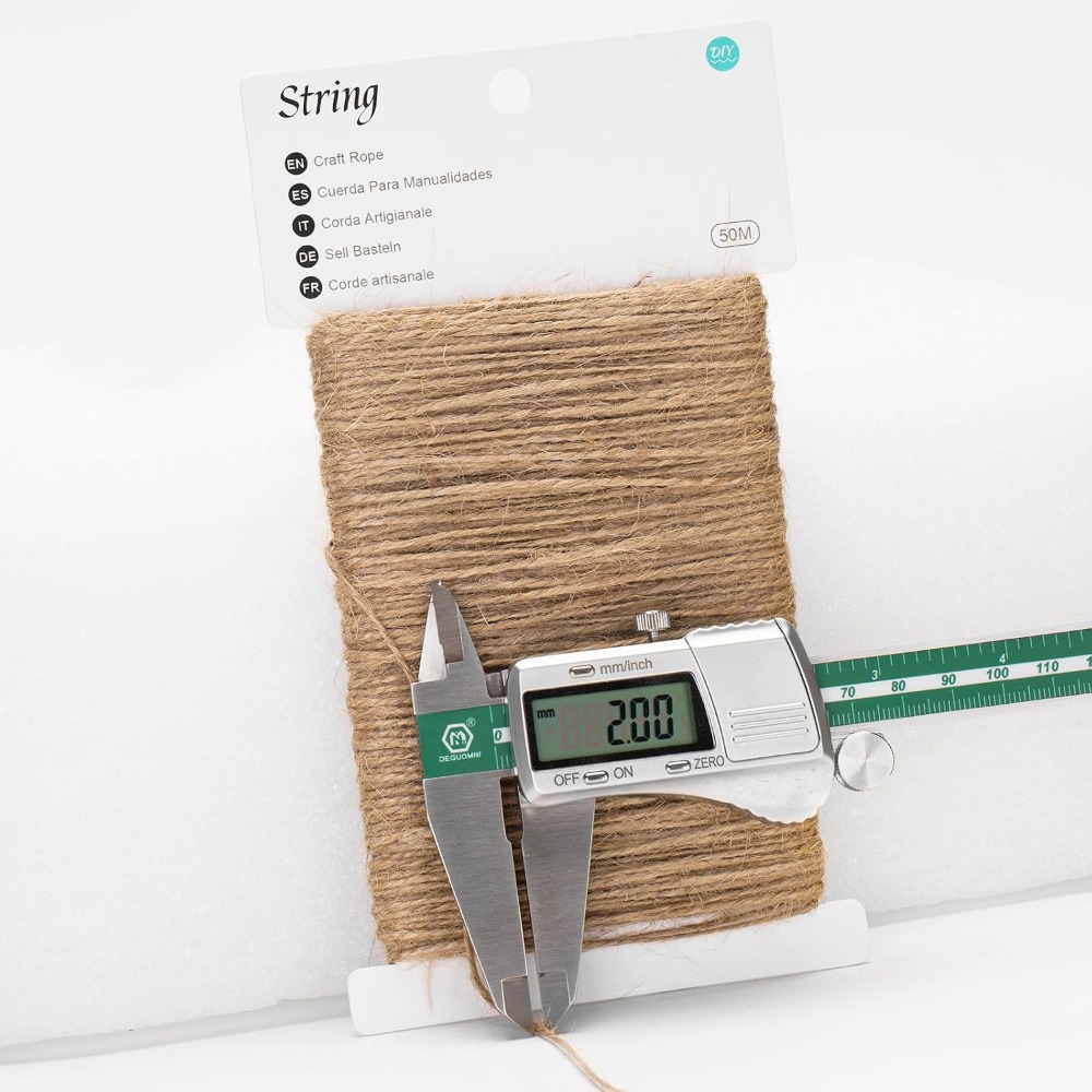2mm Natural Jute Twine String  - đánh giá và giá Twine Jute Natural