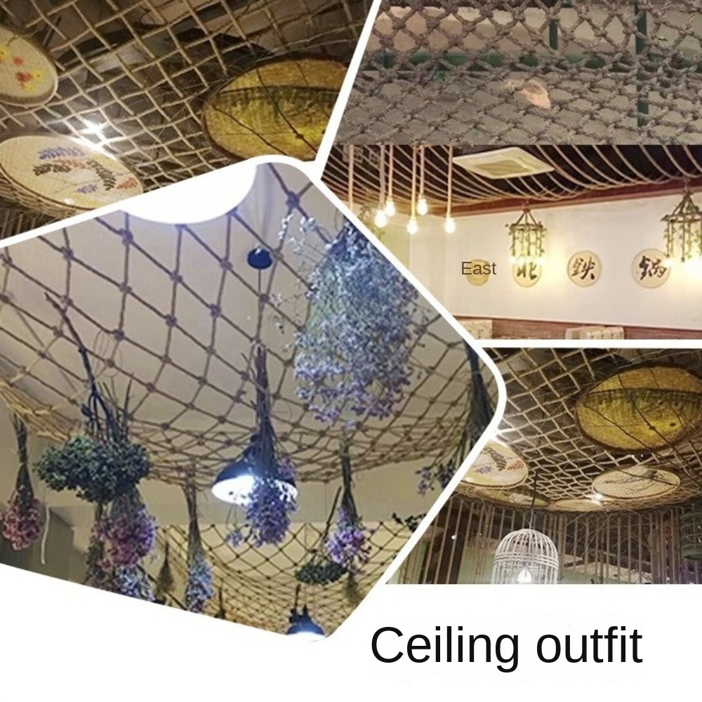 Hemp Rope Climbing Net Garden  - đánh giá và giá Twine Jute Natural