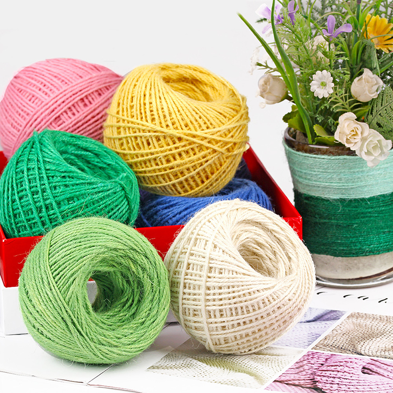 DIY Natural 2mm 50M/Roll Color - đánh giá và giá Twine Jute Natural