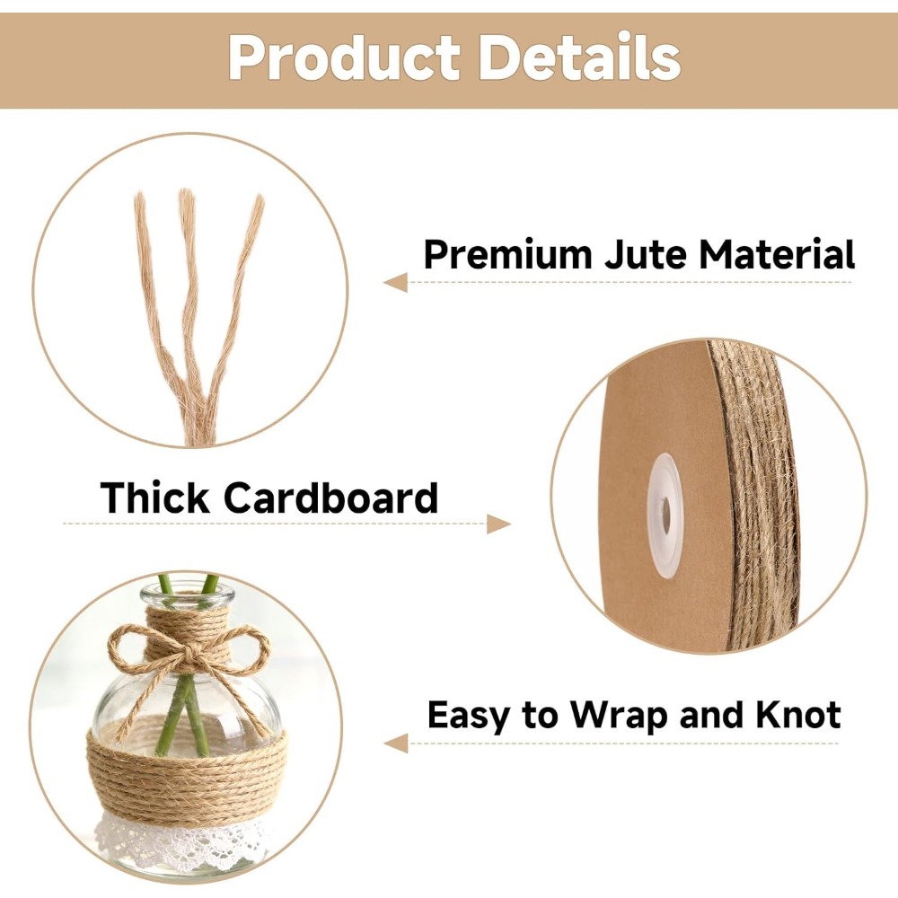 2MM 328Ft Natural Brown Jute T - đánh giá và giá Twine Jute Natural